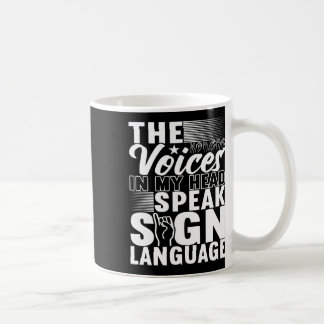 Mug Langue des signes américaine Sensibilisation des s