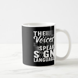 Mug Langue des signes américaine Sensibilisation des s