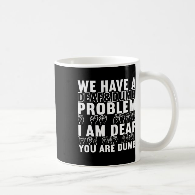 Mug Langue des signes Sensibilisation des sourds 20 (Droite)