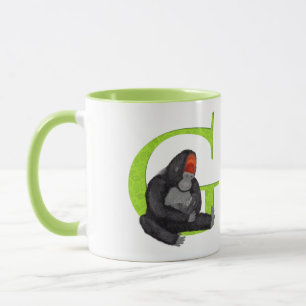 Mug L'animal ABC G est pour la mule de gorille