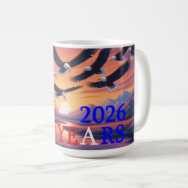 Mug L'anniversaire de l'Amérique  (Devant droit)