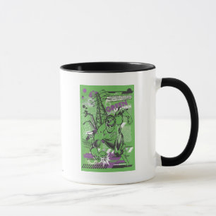 Mug Lanterne verte - affiche absurde de collage