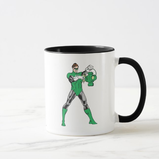 Mug Lanterne verte avec lanterne (Droite)