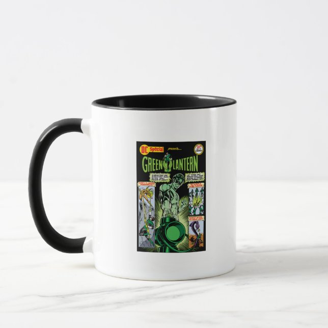 Mug Lanterne verte - Comic vert ombragé (Gauche)