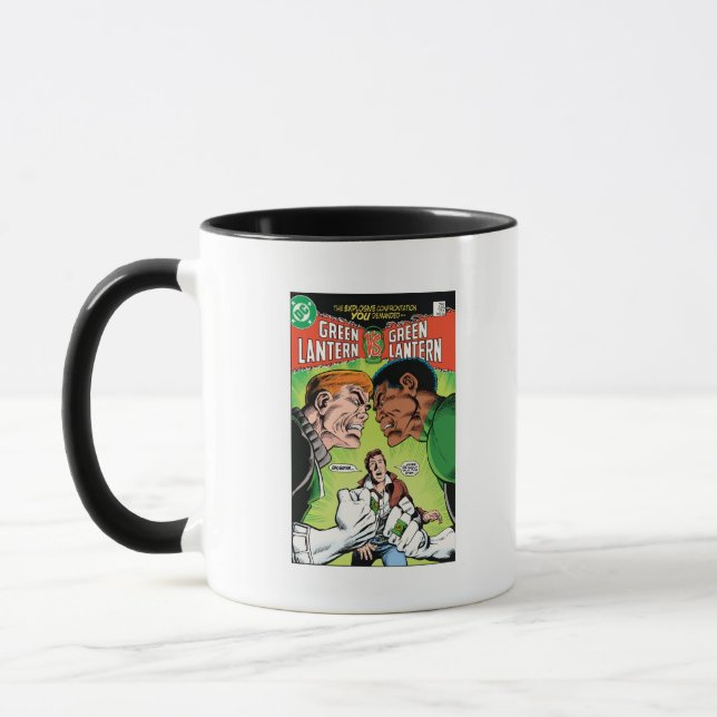 Mug Lanterne verte contre Lanterne verte (Gauche)