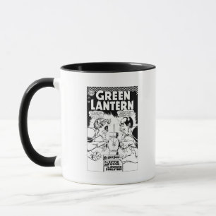 Mug Lanterne verte contre Sinestro, noir et blanc