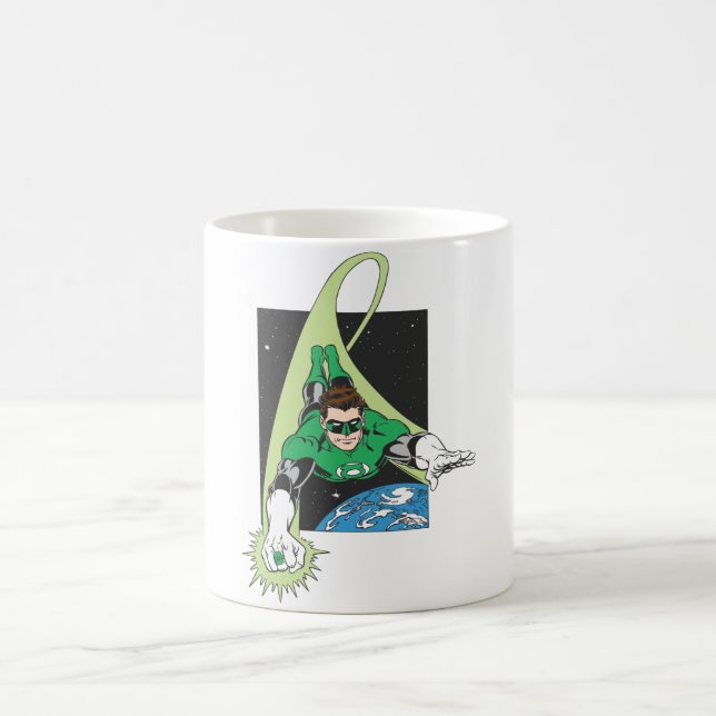 Mug Lanterne verte dans l'espace (Centre)
