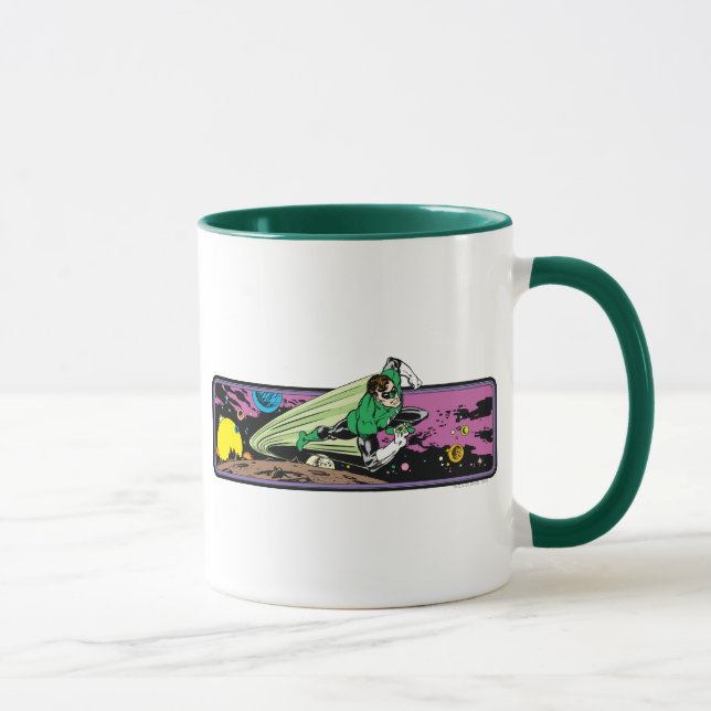 Mug Lanterne verte dans l'espace (Droite)