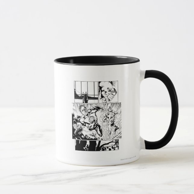 Mug Lanterne verte et panneau Flash 2 (Droite)