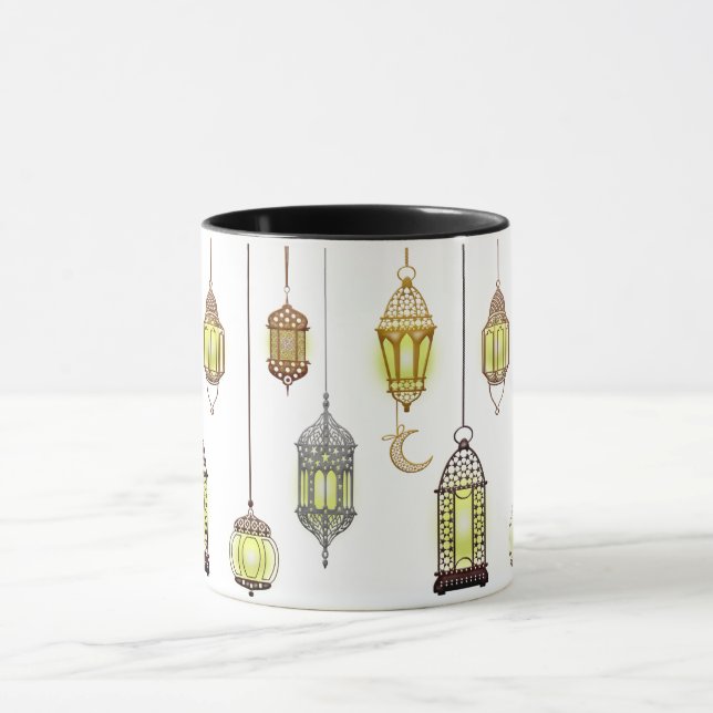 Mug Lanternes Ramadan Moubarak Oriental Arabe Musulman (Centre)