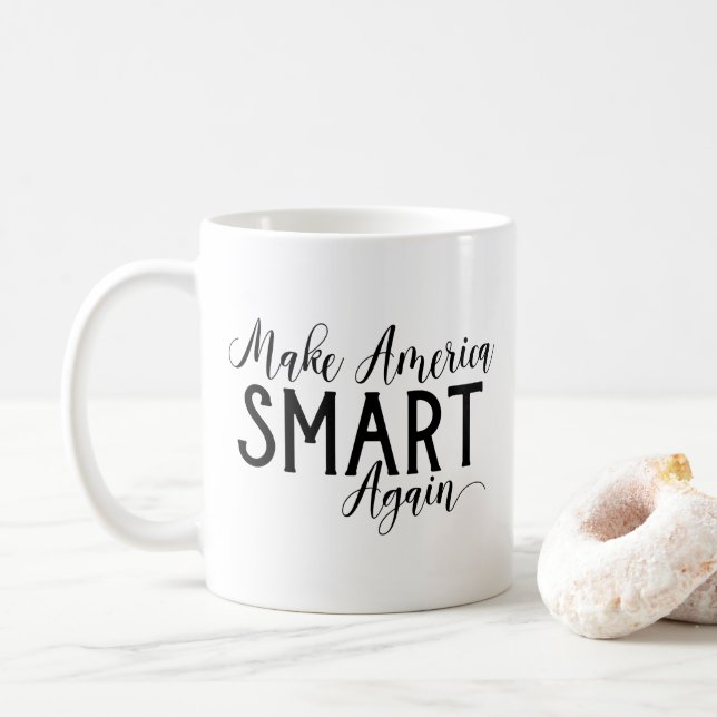 Mug L'anti-Trump qui rend l'Amérique intelligente, rés (Avec donut)