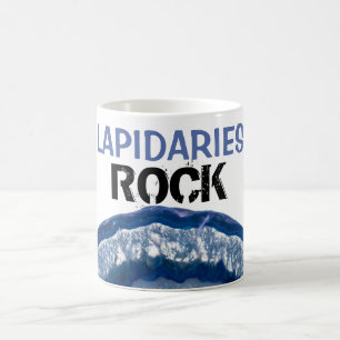 Mug *~* LAPIDAIRES ROCK Crystal Geode Agate lapidaire