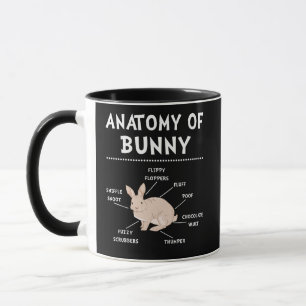 Mug Lapin Anatomie Lapin Lover Bunny Maman