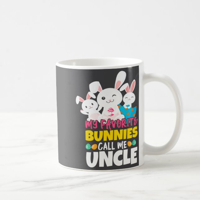 Mug Lapin Appelez-Moi Oncle Joyeux Dimanche de Pâques  (Droite)