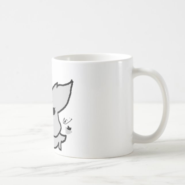 Mug Lapin argenté (Droite)