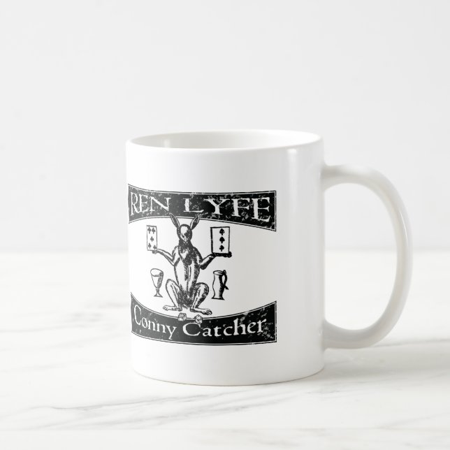Mug Lapin attrapeur de Conny, gravure sur bois, Robert (Droite)