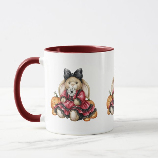 Mug Lapin avec Lollipop, Halloween, Auteur Natasha Us (Gauche)