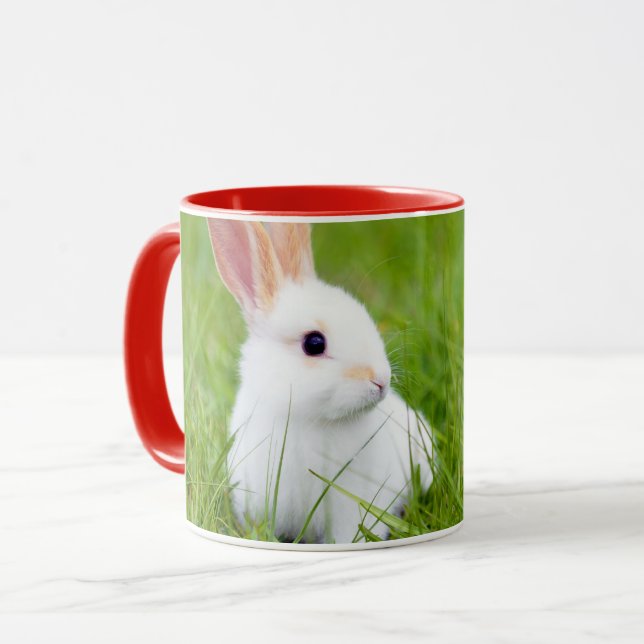 Mug Lapin Blanc (Devant gauche)