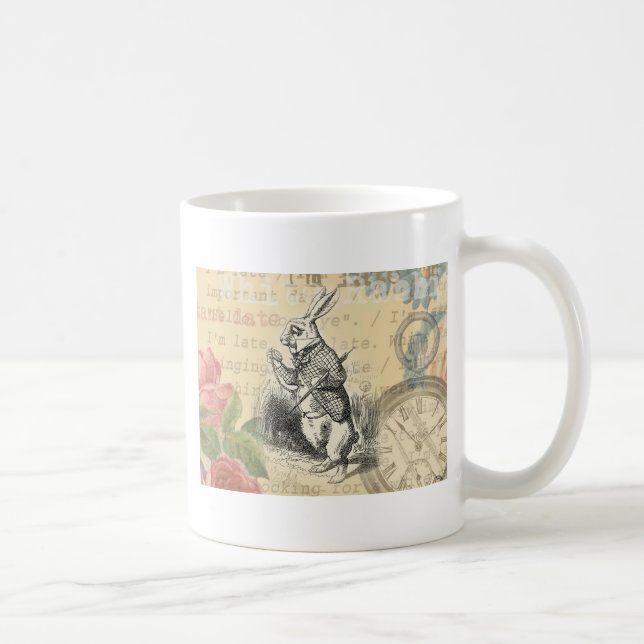 Mug Lapin Blanc Aventures d'Alice au Pays des Merveill (Droite)