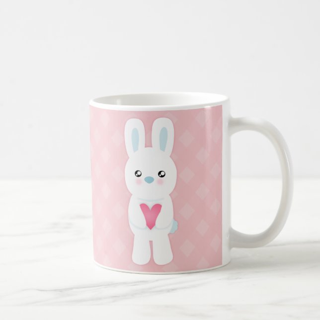 Mug Lapin blanc doux (Droite)