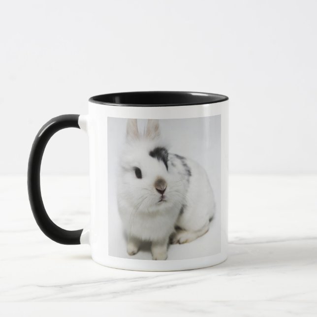 Mug Lapin blanc, noir et brun (Gauche)