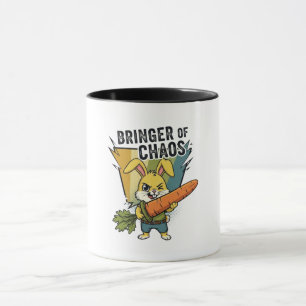 Mug Lapin Colérique Mignon Porteur de Chaos