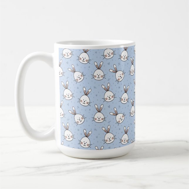 Mug Lapin Cute lapin motif enfants fête d'anniversaire (Gauche)