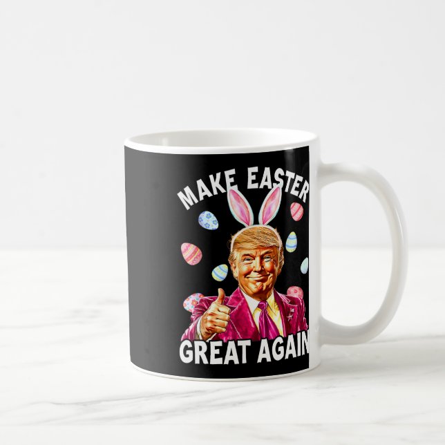 Mug Lapin de chasse de Pâques de printemps pour refair (Droite)