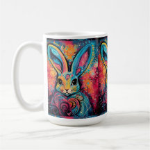 Lapin de la Saint-Valentin Vibes positives cœurs