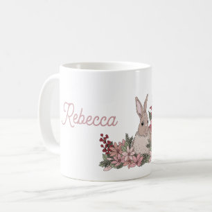 Mug Lapin de Pâques avec le nom Classy
