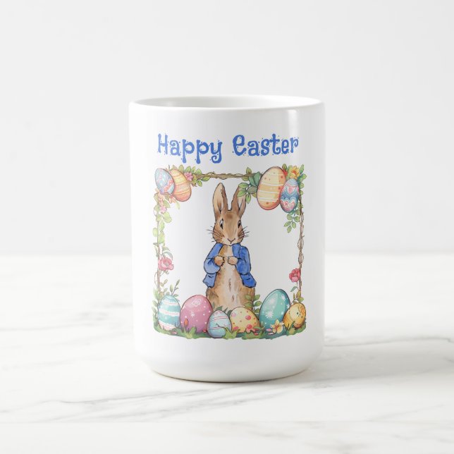 Mug Lapin de Pâques Classique Œufs de Pâques Joyeuses  (Centre)