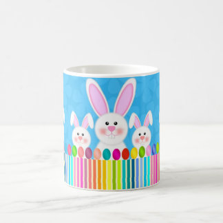 Mug Lapin de Pâques coloré et oeufs