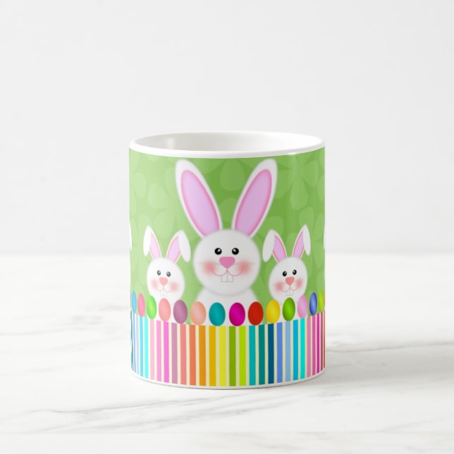 Mug Lapin de Pâques coloré et oeufs (Centre)