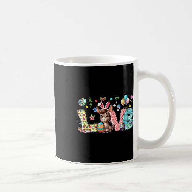 Mug Lapin de Pâques de chasse de jour de Pâques œufs c (Droite)