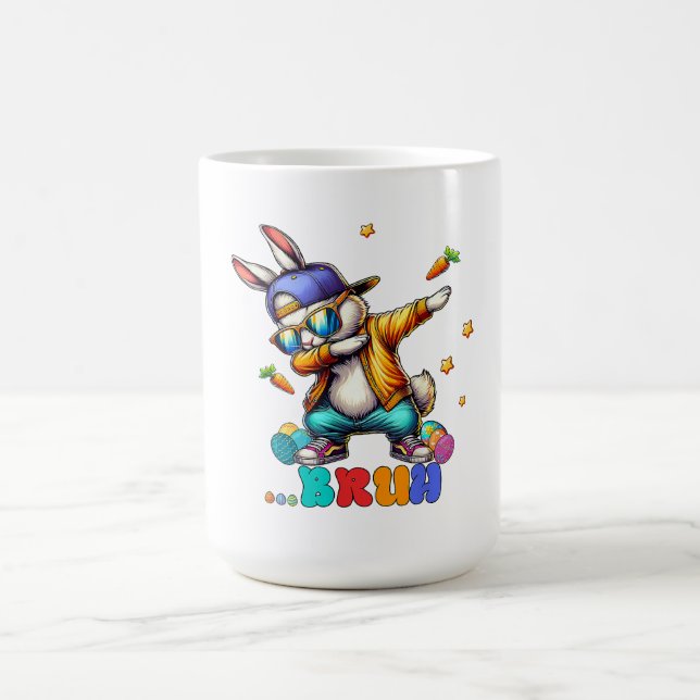 Mug Lapin de Pâques drôle de Bruh Dab (Centre)