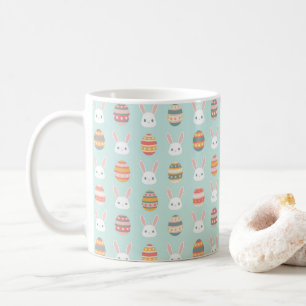 Mug Lapin de Pâques et œuf pastel mignons