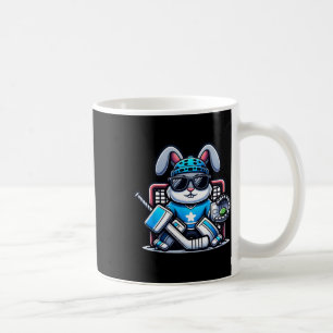 Mug Lapin de Pâques Gardien de but de hockey sur glace