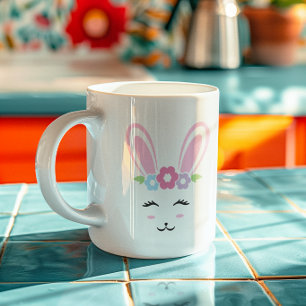 Mug Lapin de Pâques Glamour Féminin