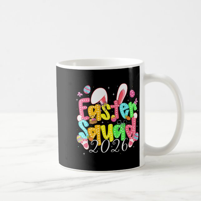 Mug Lapin de Pâques heureux Équipe de Pâques 2026 Fill (Droite)