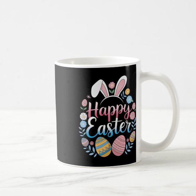 Mug Lapin de Pâques heureux T-shirts de printemps de P (Droite)