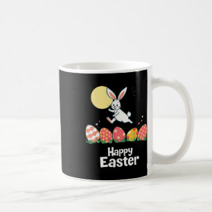 Mug Lapin de Pâques heureux tenue de Pâques Œuf Nid Fl