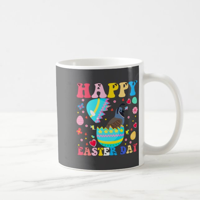 Mug Lapin de Pâques Joyeux Caille Jour de Pâques Groov (Droite)