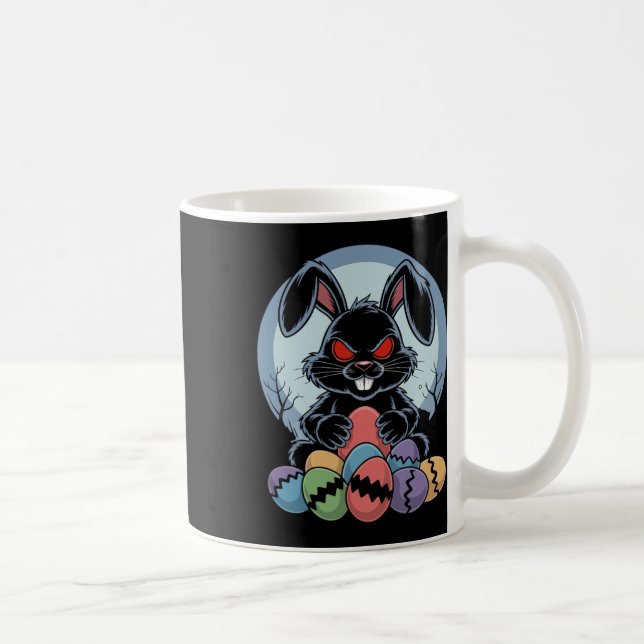Mug Lapin de Pâques maléfique Épouvantable Horreur aux (Droite)