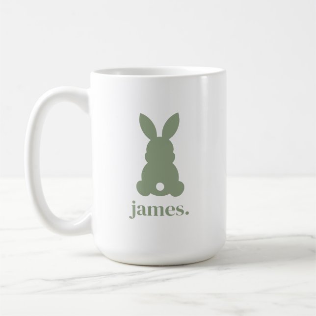 Mug Lapin de Pâques Mignon Pastel (Gauche)