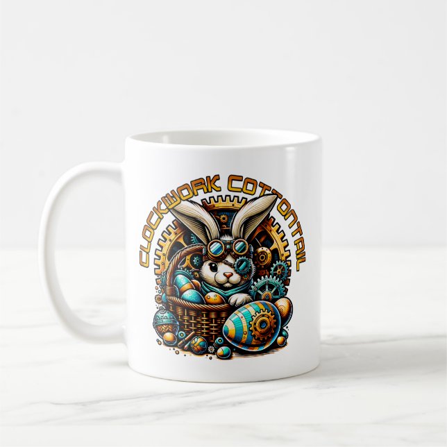 Mug Lapin de Pâques Steampunk (Gauche)