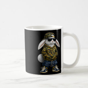 Mug Lapin Drôle Hip-Hop Lapin Camo Pâques Hommes Garço