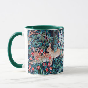 Mug Lapin en Forêt, William Morris, Art Nouveau