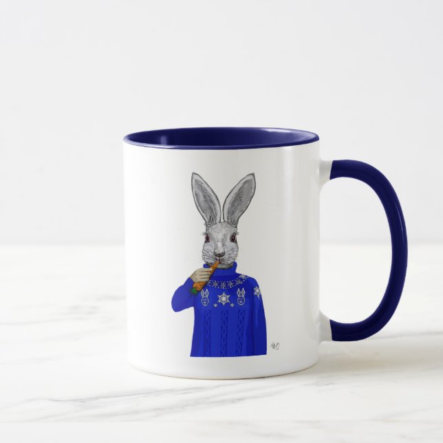 Mug Lapin En Sweat 2 (Droite)