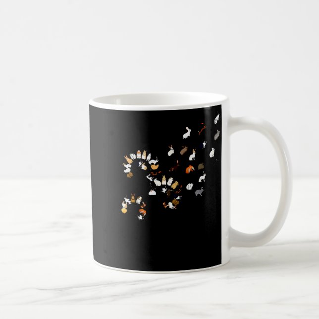 Mug Lapin fleur de pissenlit drôle  (Droite)
