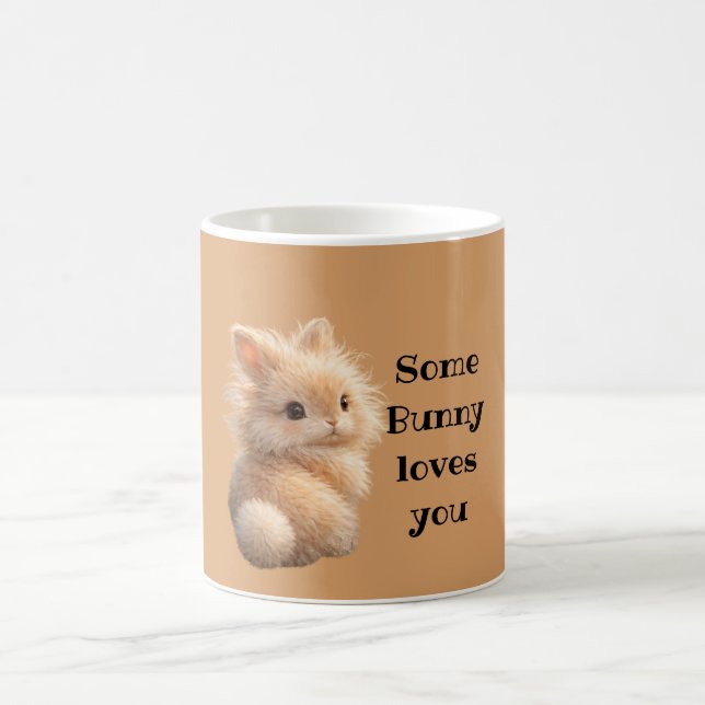 Mug Lapin flou : Certains lapins t'aiment (Centre)